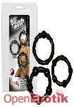 Penisringe-Set Get Hard schwarz (You2Toys)