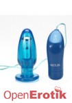 Provocative Pleasure Plug - Blue (Hustler Toys)