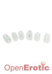 Power Stretchy Penis Sleeve 6 Pieces Set - Clear (Scala - ToyJoy)
