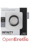 Infinity - Thin - Large Cockring - Black (Shots Toys - Mjuze)