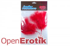 Double Tickler Feather Red