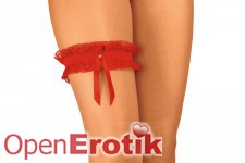 Strumpfband - Garter - Red