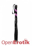 Whip PVC Black with Purple Sripes A (Shots Toys)