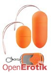 Vibrating Eggs Twopack - Orange (Shots Toys)