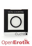 Metal Cockring Black - M (Shots Toys - Ouch!) Metal Cockring Black - M (Shots Toys - Ouch!)