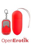 10-Speed Remote Vibrating Egg Red Big Size (Shots Toys)