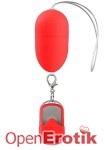 10-Speed Remote Vibrating Egg Red - Medium Size (Shots Toys)