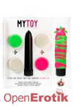 Vibrator green-pink (My Toy)