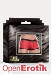 Mini Pouch Short Red - Large (Male Power - Herringbone)