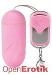 10-Speed Remote Vibrating Ribbed Egg - Pink (Shots Toys)