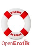 Buoy Cockring - Welcome on Board - Red (Shots Toys)