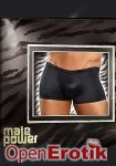 Lo Rise Panel Short Black - Extra Large (Male Power - Batter Up)