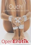 Leather Hand and Leg Cuffs - White (Shots Toys - Ouch!)