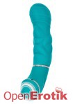 Give It Up! - 10 Function Silicone Massager - Teal (California Exotic Novelties - Up!)