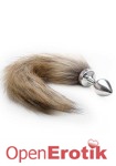 Fox Tail Buttplug - Silver (Shots Toys - Ouch!)