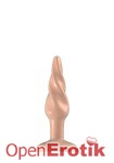 Buttplug - Rubber - 4 Inch - Model 5 - Flesh (Bottom Line)