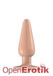 Buttplug - Rubber - 5 Inch - Model 1 - Flesh (Bottom Line)