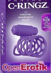 Vibrating Couples Cage - Purple (Pipedream - Fantasy C-Ringz)