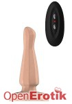 Buttplug - Rubber Vibrating - 5 Inch - Model 3 - Flesh (Bottom Line)