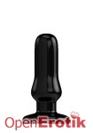 Buttplug - Rubber - 5 Inch - Model 4 - Black (Bottom Line)
