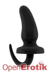 No. 15 Butt Plug Rubber - 6 Inch - Black (SONO)