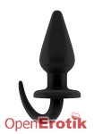 No. 9 Butt Plug Rubber - 6 Inch - Black (SONO)