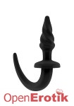 No. 10 Butt Plug Rubber - 4 Inch - Black (SONO)