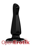 Buttplug - Rubber - 7 Inch - Model 3 - Black (Bottom Line)