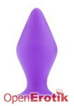 Butt Plug with Suction Cup - Large - Purple (Shots Toys)