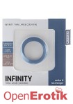 Infinity - Thin - Large Cockring - Blue (Shots Toys - Mjuze)