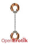 Furry Ankle Cuffs - Tiger (Shots Toys)