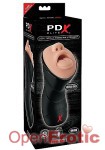 PDX Elite Deep Throat Vibrating Stroker (Pipedream - Extreme Toyz)
