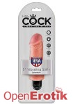 5 Inch Vibrating Stiffy - Skin (Pipedream - King Cock)