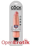 8 Inch Vibrating Stiffy - Skin (Pipedream - King Cock)