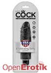 6 Inch Vibrating Stiffy - Black (Pipedream - King Cock)