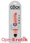 7 Inch Vibrating Stiffy - Skin (Pipedream - King Cock)