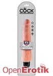 9 Inch Vibrating Stiffy - Skin (Pipedream - King Cock)