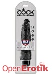 8 Inch Vibrating Stiffy - Black (Pipedream - King Cock)