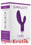 Holy - G-Spot and Clitoral Vibrator - Purple (Shots Toys - Simplicity)