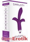 Sinclaire - G-Spot and Clitoral Vibrator - Purple (Shots Toys - Simplicity)