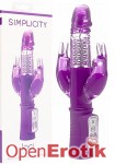 Laci - Double Rabbit - Purple (Shots Toys - Simplicity)