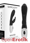 Searle - Classic Rabbit Vibrator - Black (Shots Toys - Simplicity)