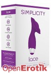 Lace -Clitoral Vibrator - Purple (Shots Toys - Simplicity)