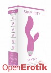 Verne - G-Spot and Clitoral Vibrator - Pink (Shots Toys - Simplicity)