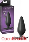 Large Weighted Silicone Plug - Black (Pipedream - Anal Fantasy Elite Collection)