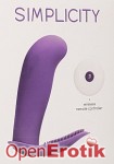 Leon - Wireless Remote Vibrator - 10 Speeds - Purple (Shots Toys - Simplicity)