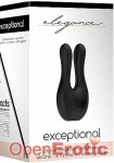 Dual Motor Clitoral Stimulator - Exceptional - Black (Shots Toys - Elegance)