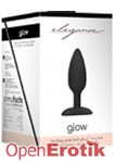 Heating Anal Butt Plug - Glow - Black (Shots Toys - Elegance)