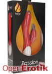 Passion - Rechargeable Heating G-Spot Rabbitt Vibrator - Red (Shots Toys - Heat)