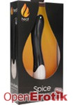 Spice - Rechargeable Heating G-Spot Vibrator - Black (Shots Toys - Heat)